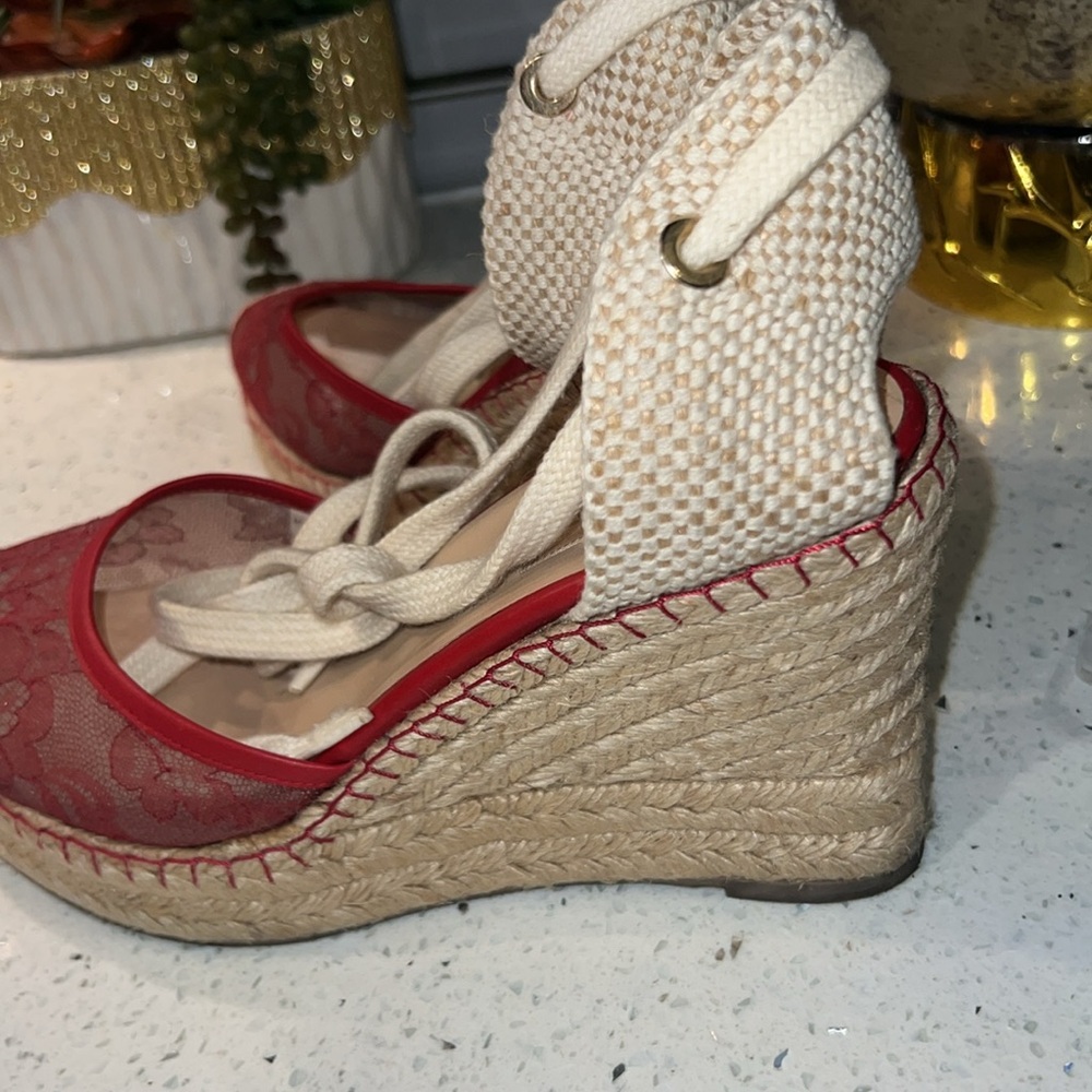 Valentino Lace wedges - Picture 3 of 4